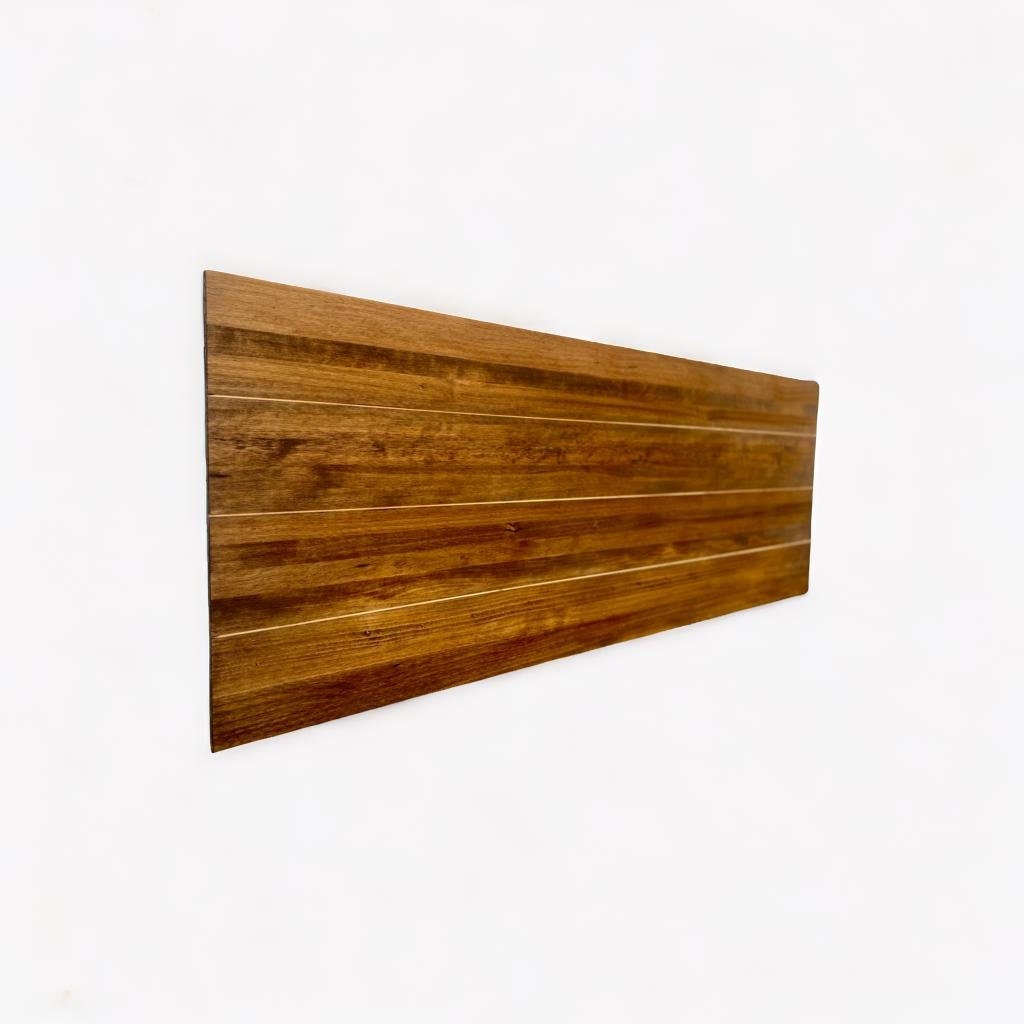 Cabecero de madera | Altura 60 | Acabado "Dark" | Hiyori - Hecho a mano con madera maciza - Perfecto para dormitorio