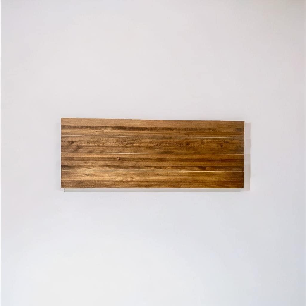 Cabecero de madera | Altura 60 | Acabado "Dark" | Hiyori - Hecho a mano con madera maciza - Perfecto para dormitorio