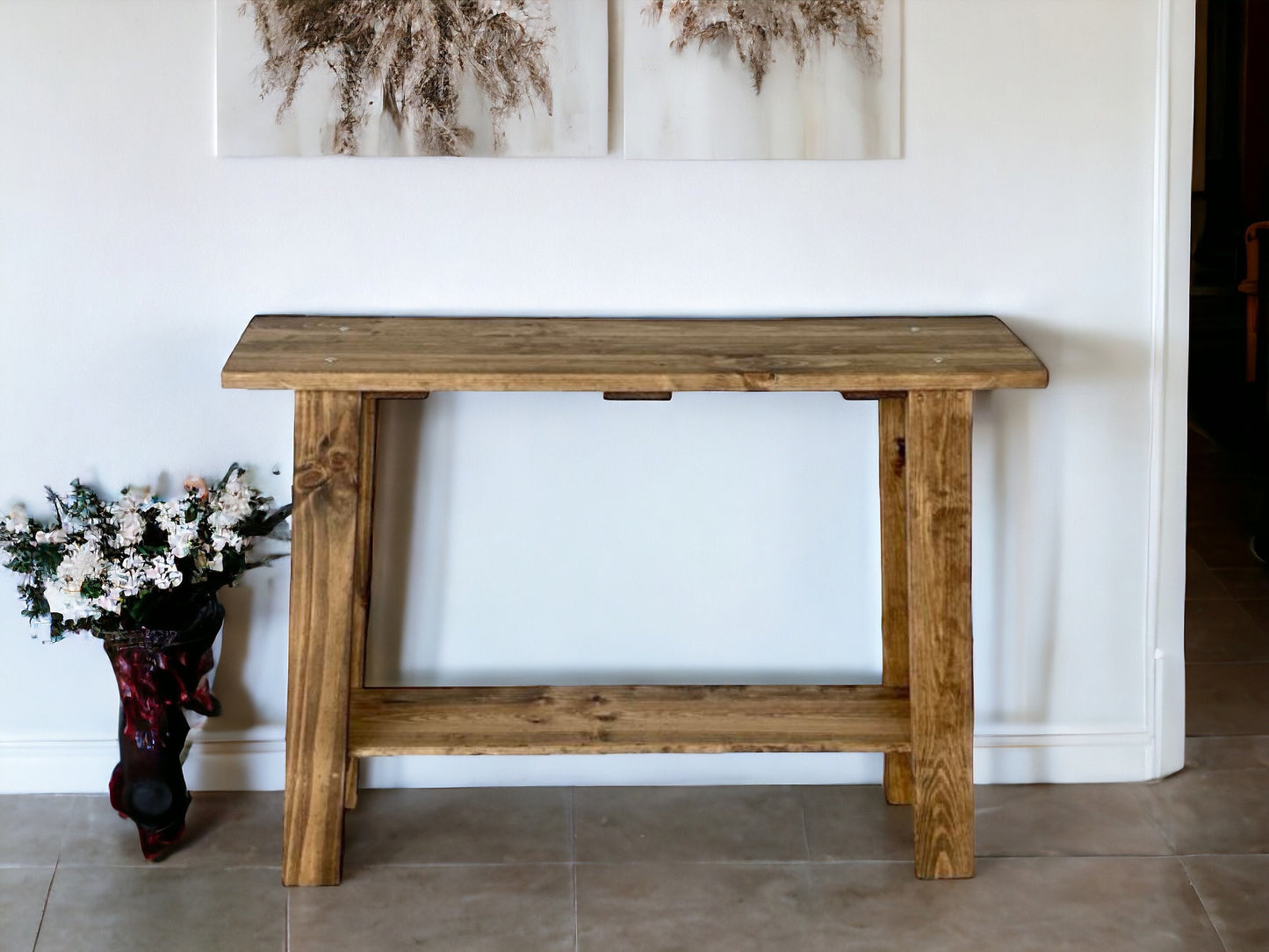 Pasillo, aparador, consola, consola de entrada | Nasu - Hecho a mano con madera maciza. Perfecto para el hogar, la entrada o el dormitorio.