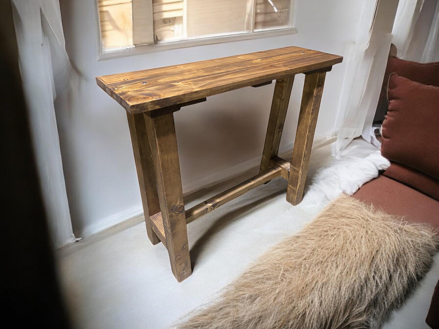 Pasillo, Aparador, Mesa consola, Consola de entrada | Zao - Hecho a mano con madera maciza. Perfecto para el hogar, la entrada o la sala de estar
