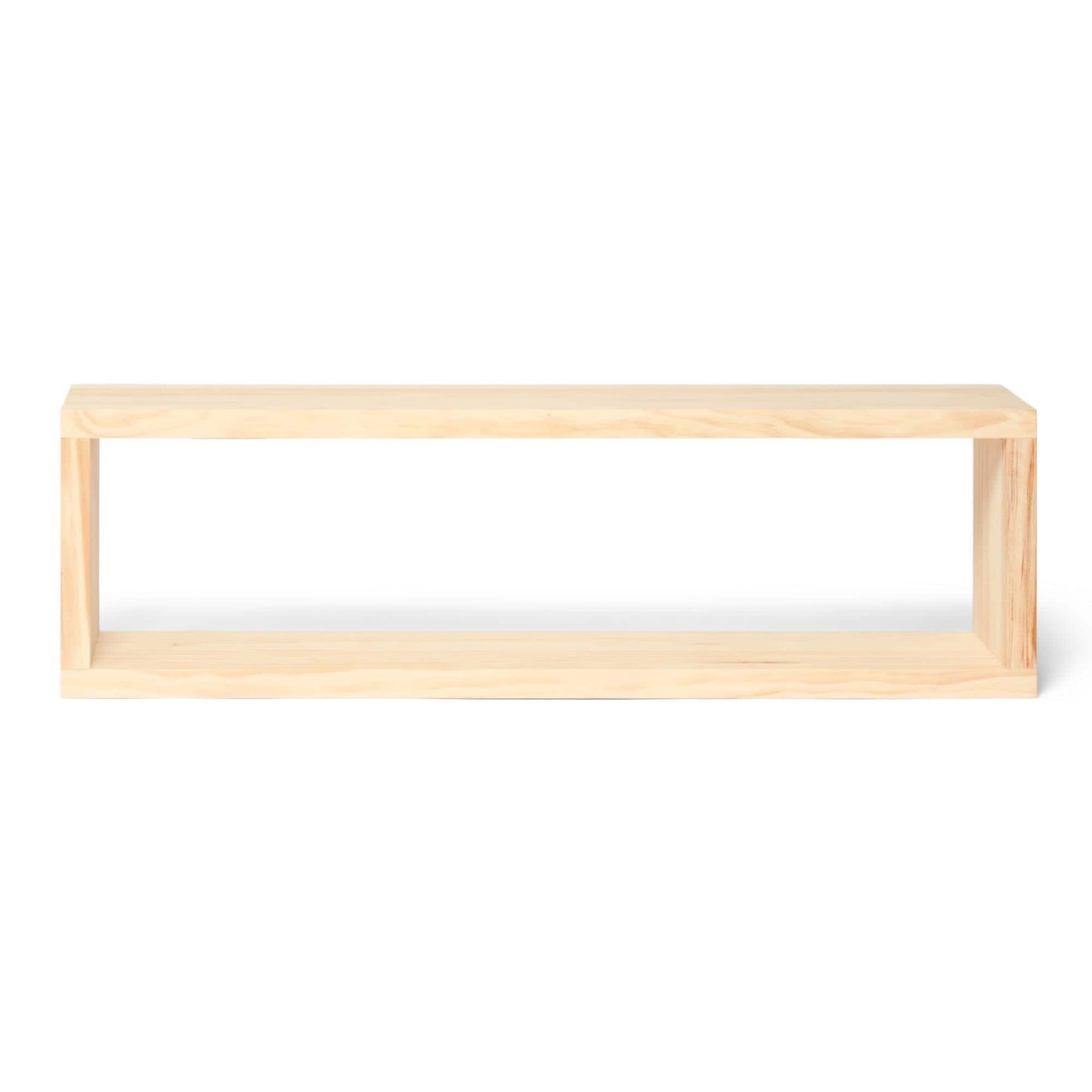 Meuble TV | Meuble multimédia | Meuble TV design moderne | Finition « NATUREL » | Miune. Fabriqué à la main en bois massif - Idéal pour le salon