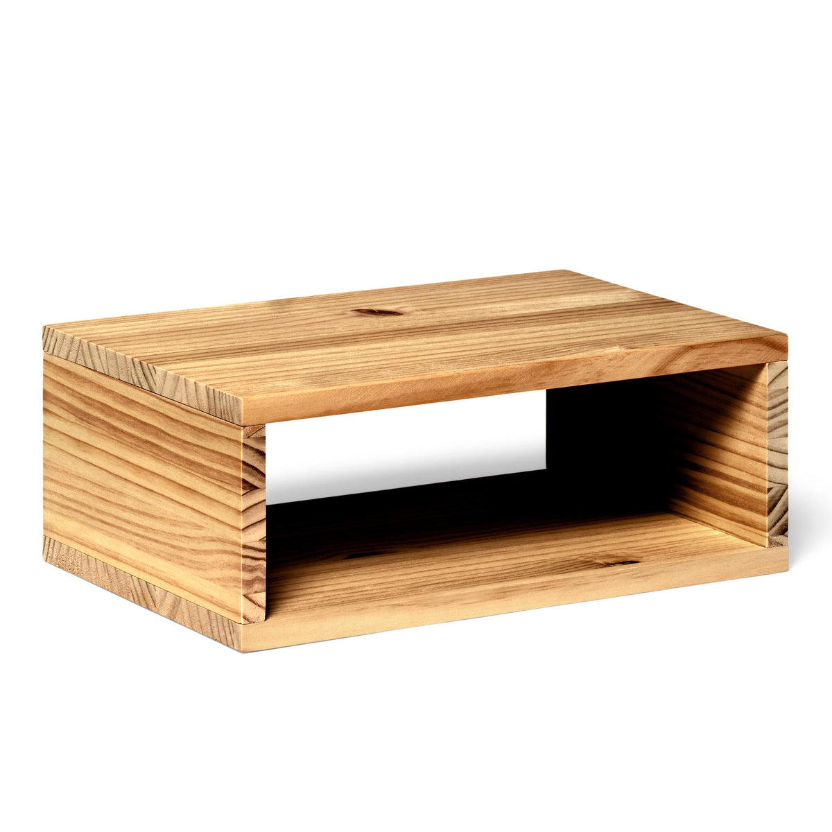 KINPU Floating bedside table in solid wood. "OAK" finish.