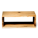 KINPU Table de nuit flottante en bois massif. Acabado 