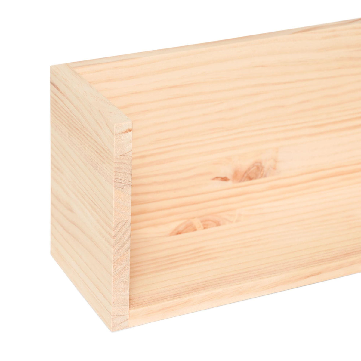 KISO Solid wood shelf. "NATURAL" finish.