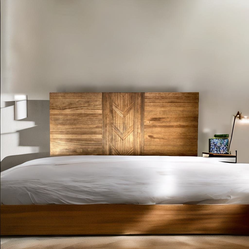 ETNIC Cabecero de madera maciza.