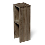 IWAKI Table de nuit en bois massif. Accabado 