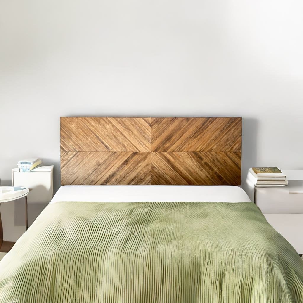 MOSAIC Cabecero de madera maciza en espiga.