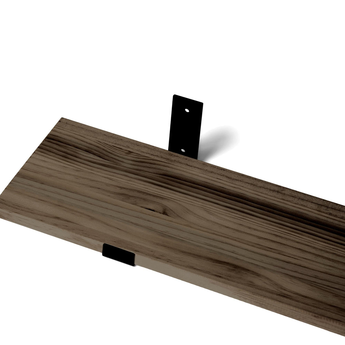 NAEBA Solid wood shelf. "RAWGRAY" finish.