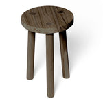 KARASAWA Taburete - Mesita de noche de madera maciza. Acabado 