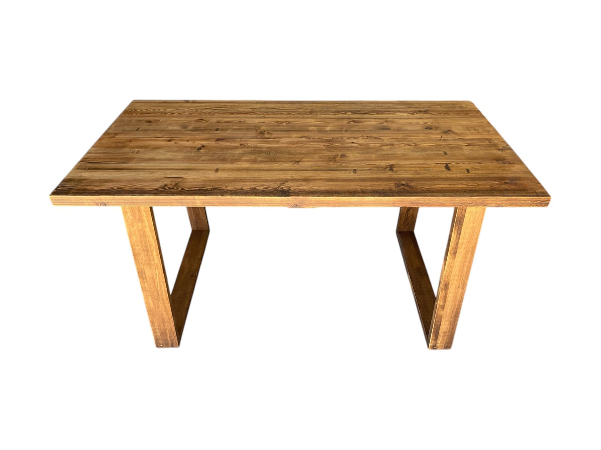 AKA Solid wood dining table.