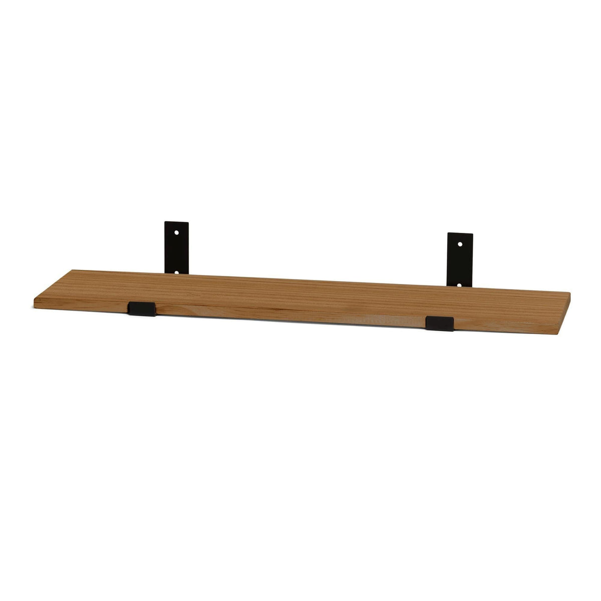 NAEBA Solid wood shelf. "DARK" finish.