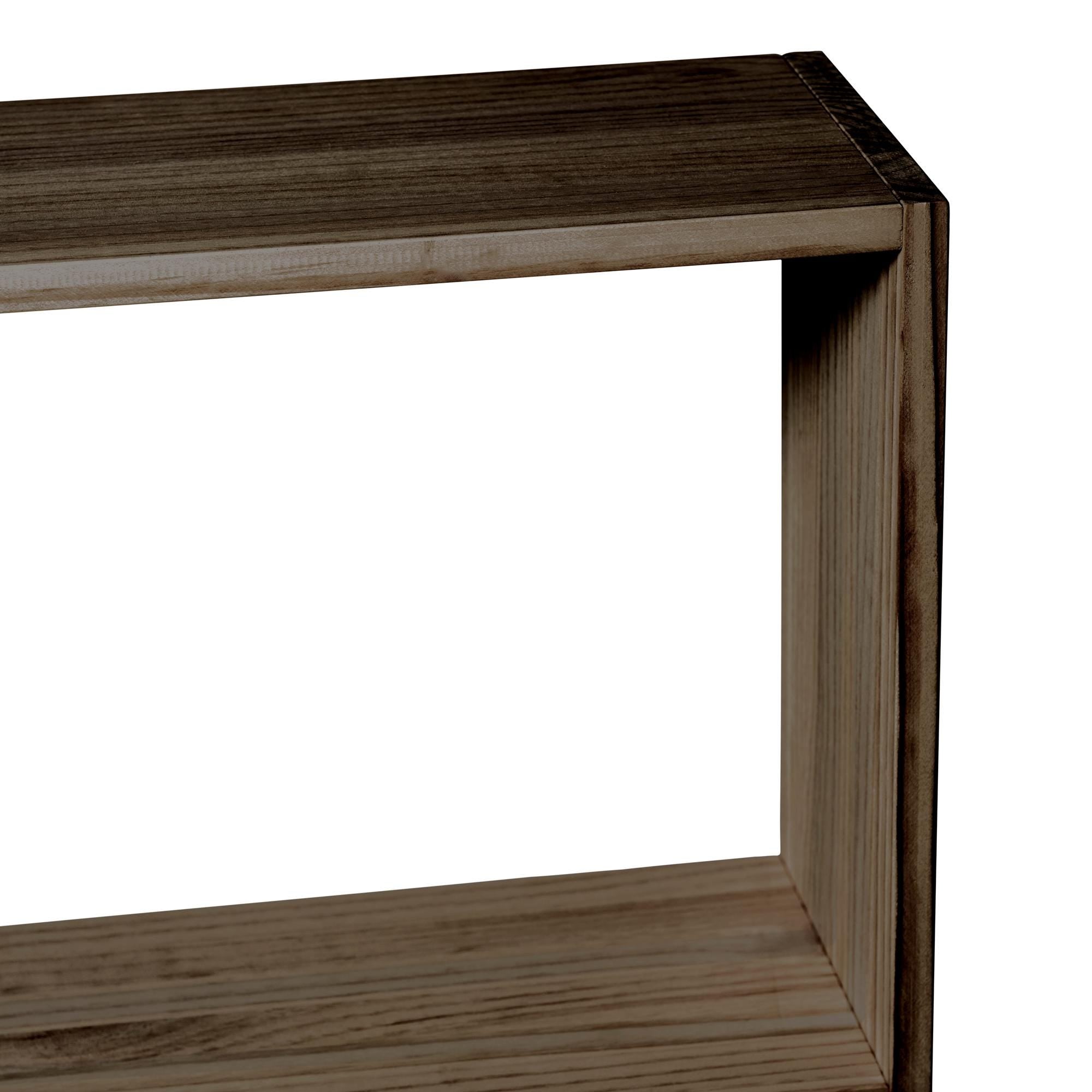 TSURUGI Estantería - Librería. Altura 106,5 cm. Acabado "R A W  G R A Y"