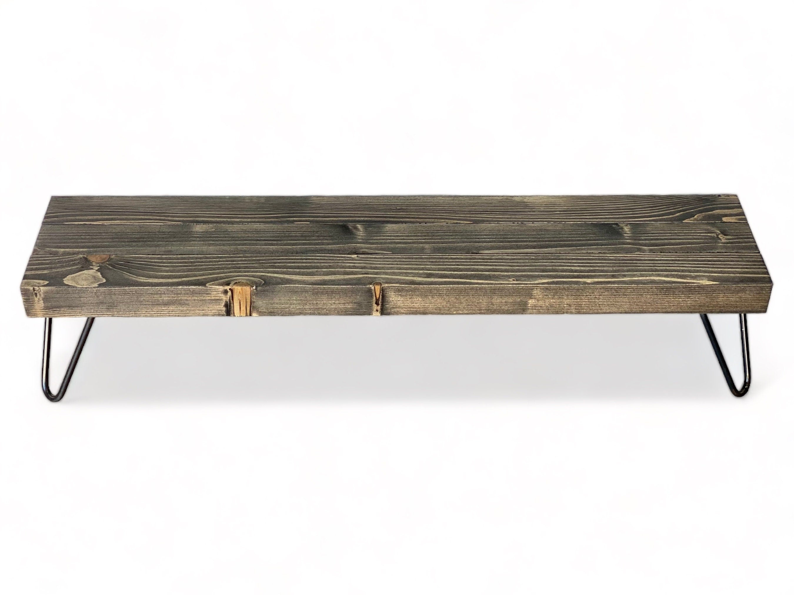 KITAKAMI Mueble para TV - Mesa de centro de madera maciza.