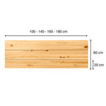 HIYORI Cabecero de madera maciza. Acabado 