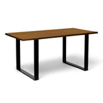 KASA Mesa de comedor de madera maciza. Acabado 