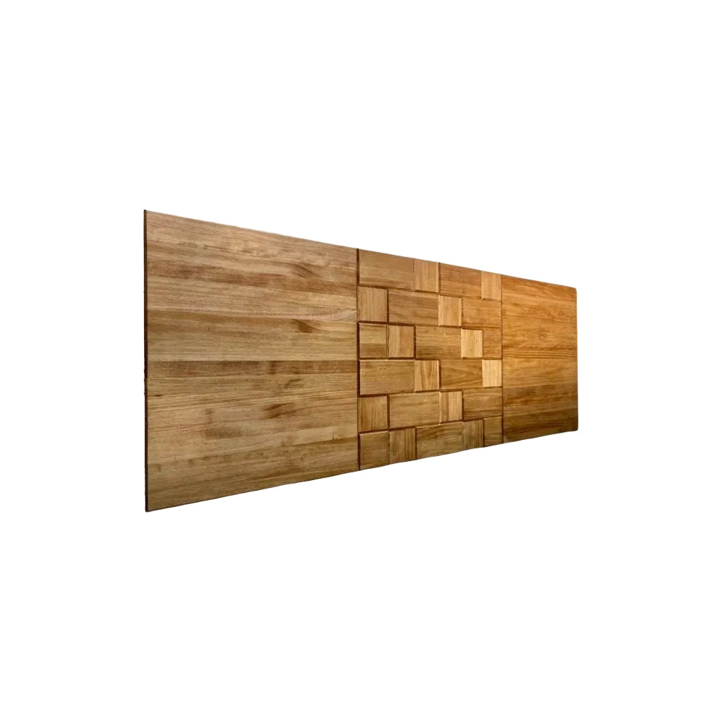 CUBIC Cabecero de madera maciza.