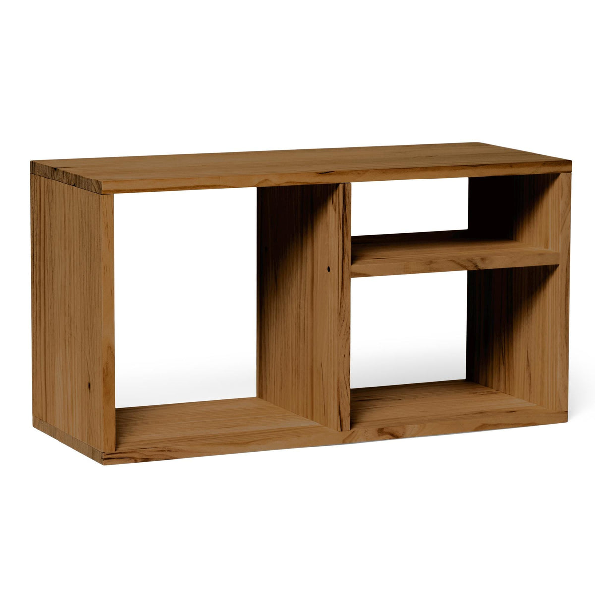 TESHIO Bookshelf - TV Unit. "DARK" Finish.