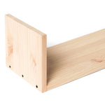 ISHIKARI Estante de madera maciza. Acabado 