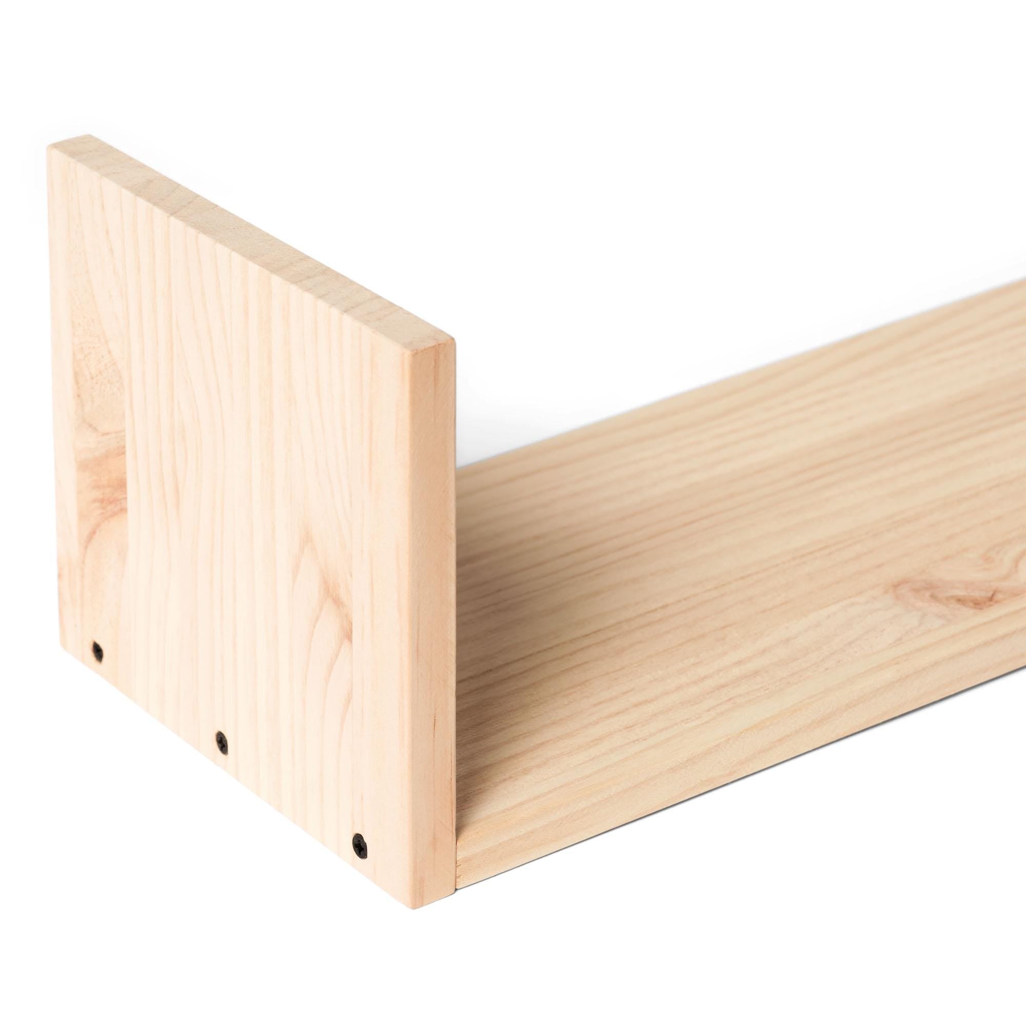 ISHIKARI Estante de madera maciza. Acabado "N A T U R A L".