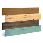 HIGASHI Cabecero de madera maciza. Altura: 80 cm. Acabado 