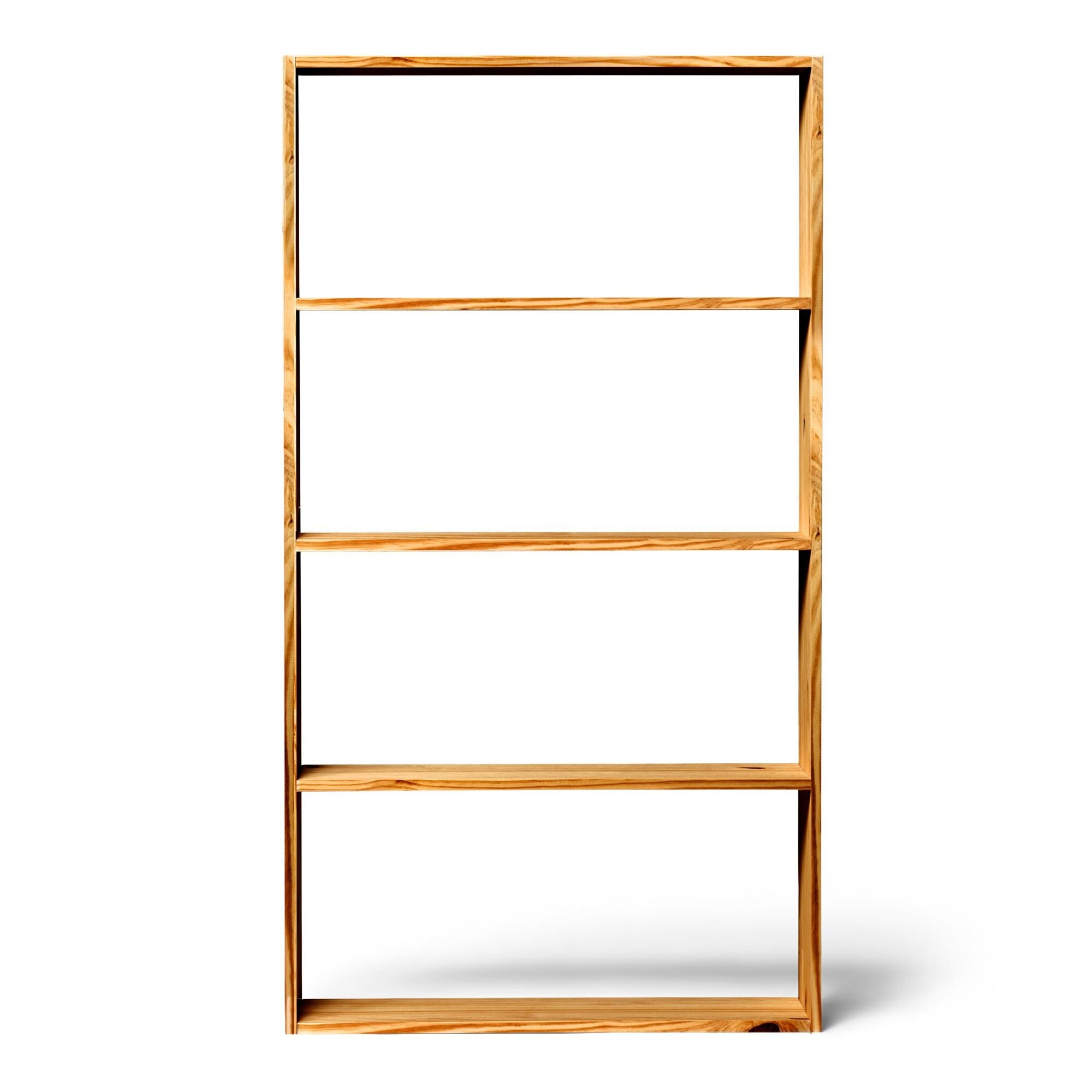 TSURUGI Estantería - Librería. Altura 145 cm. Acabado "O A K"