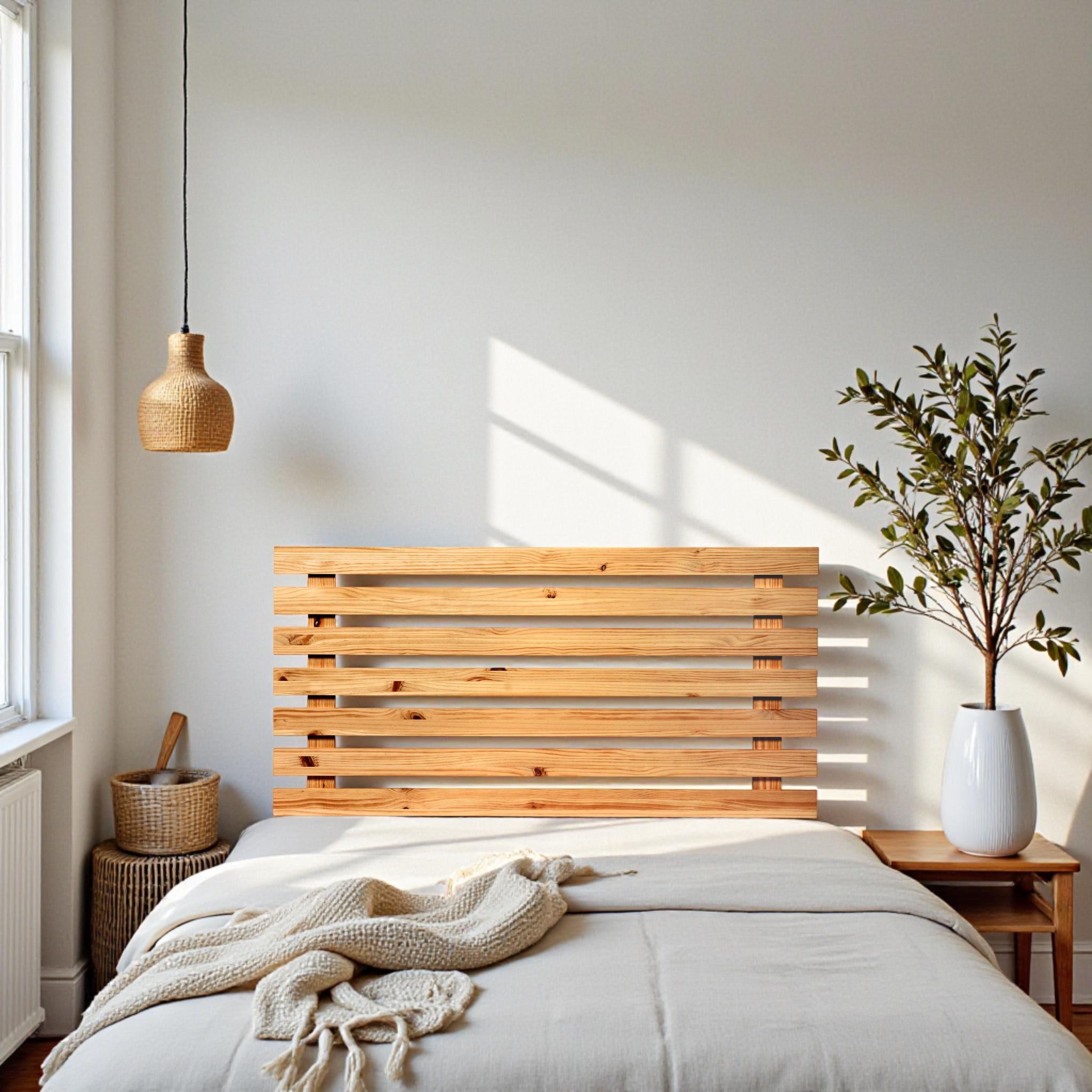 AINO Cabecero de madera maciza. Acabado "O A K".