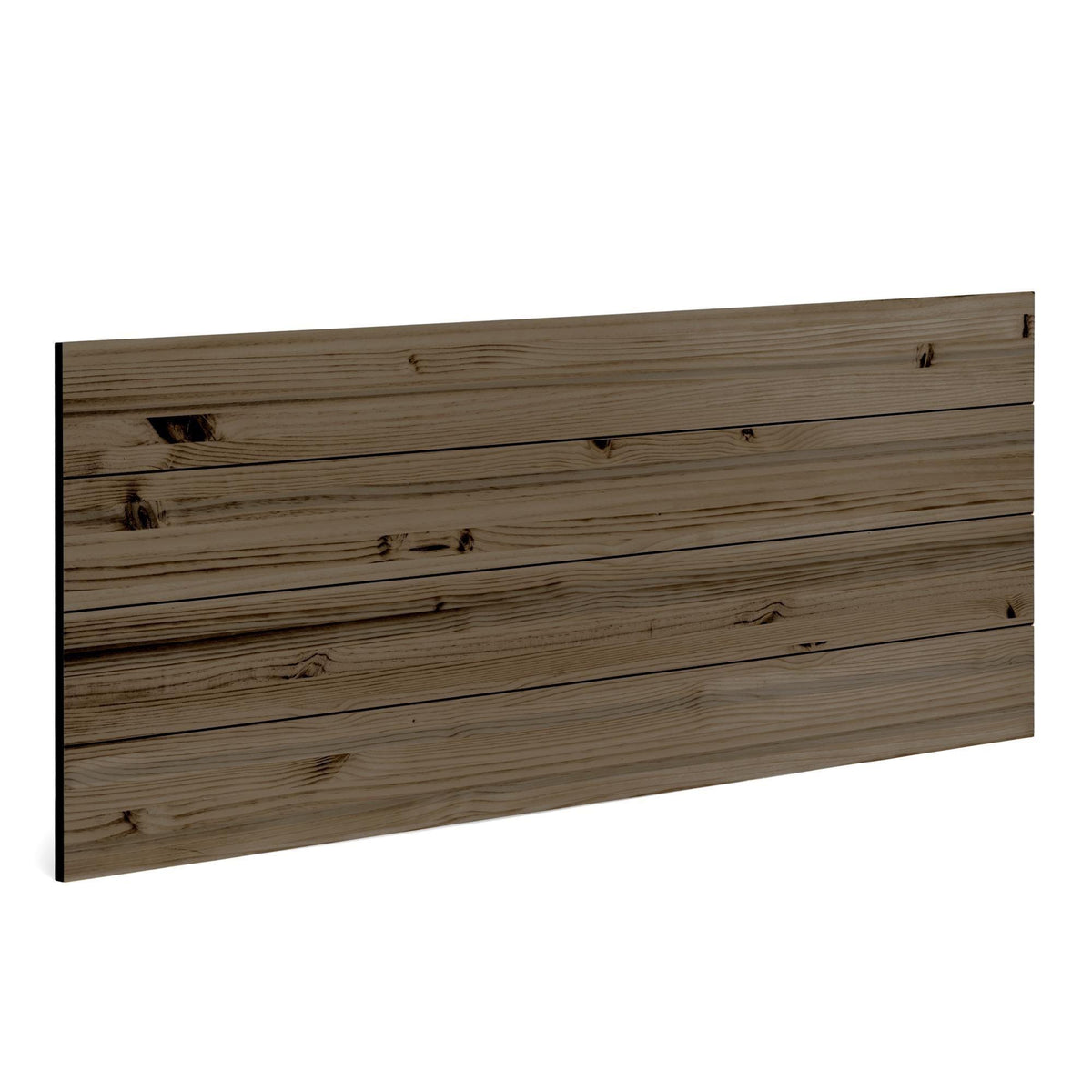 HIYORI Solid Wood Headboard. "RAW GRAY" finish.