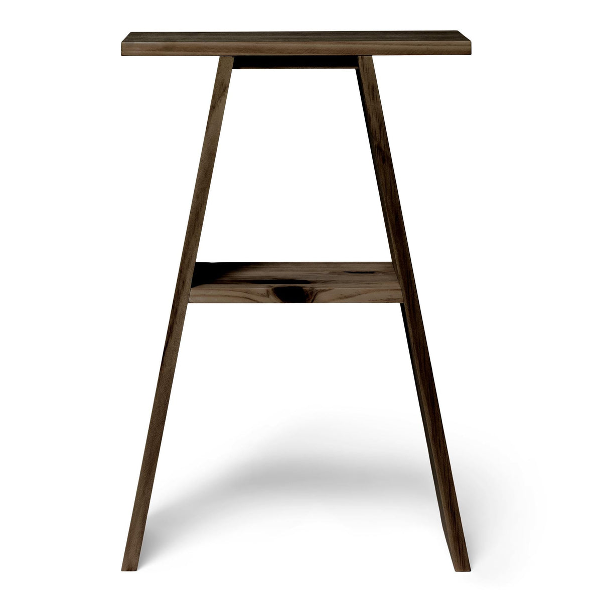 ENA Solid wood bedside table. "RAWGRAY" finish.