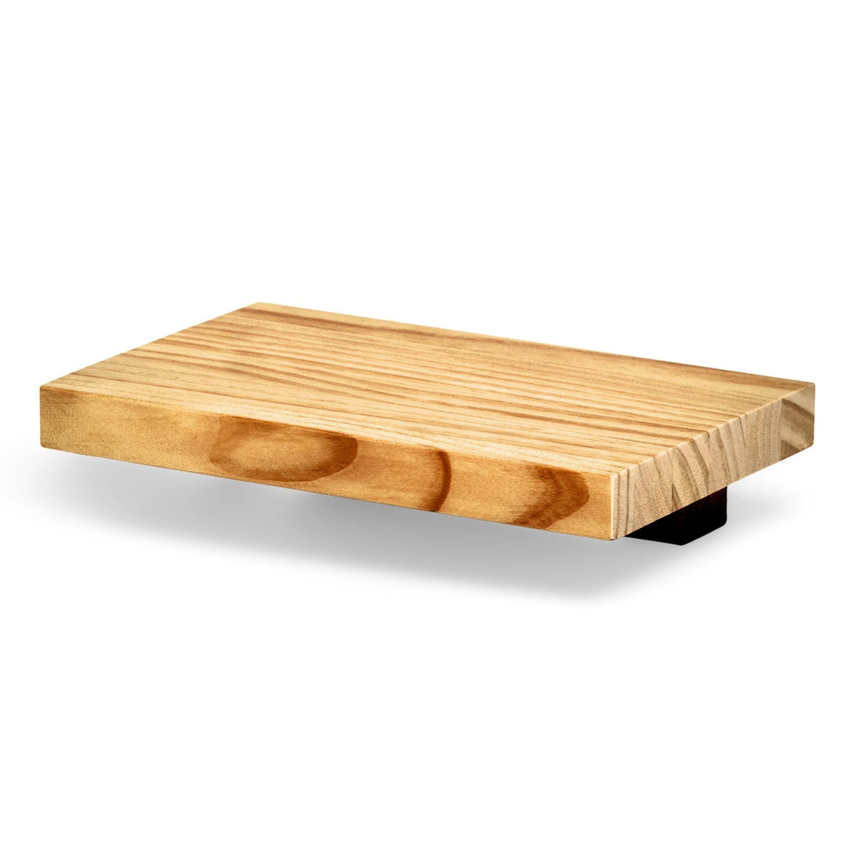 ONTAKE Floating bedside table in solid wood. "OAK" finish.