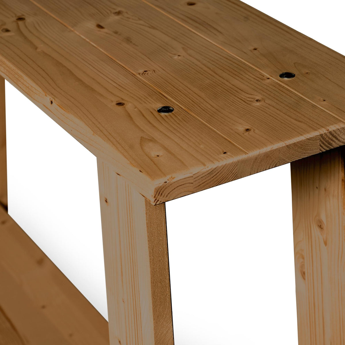 NASU Console - Hallway table in solid wood. "DARK" finish.