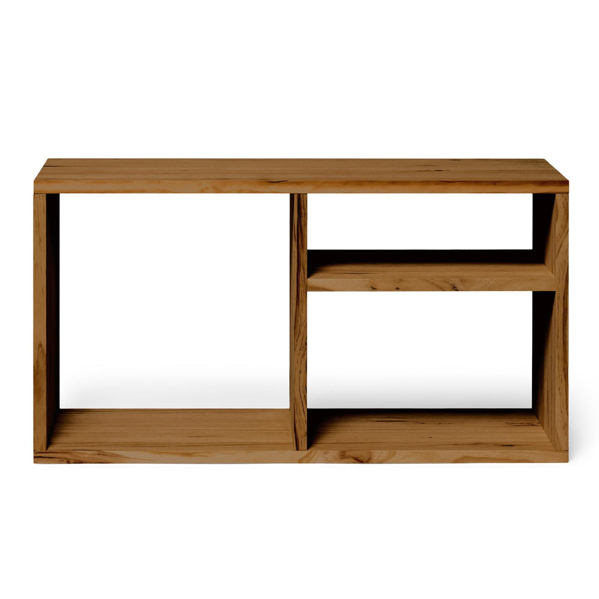 TESHIO Bookshelf - TV Unit. "DARK" Finish.