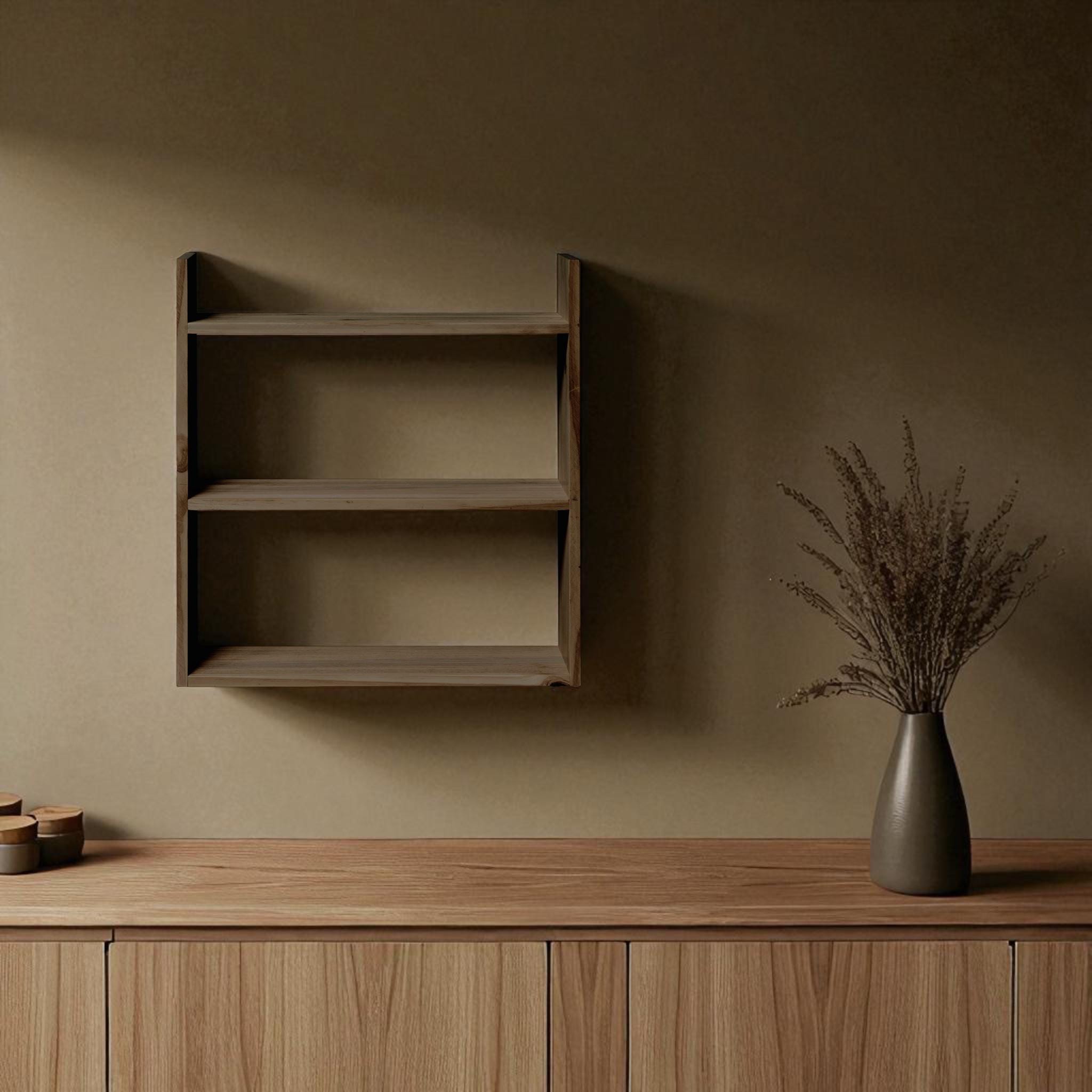 KUJU Estantería de cocina - Librería. Acabado "R A W  G R A Y".