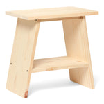 OOBAMI Table de nuit en bois massif. Acabado 