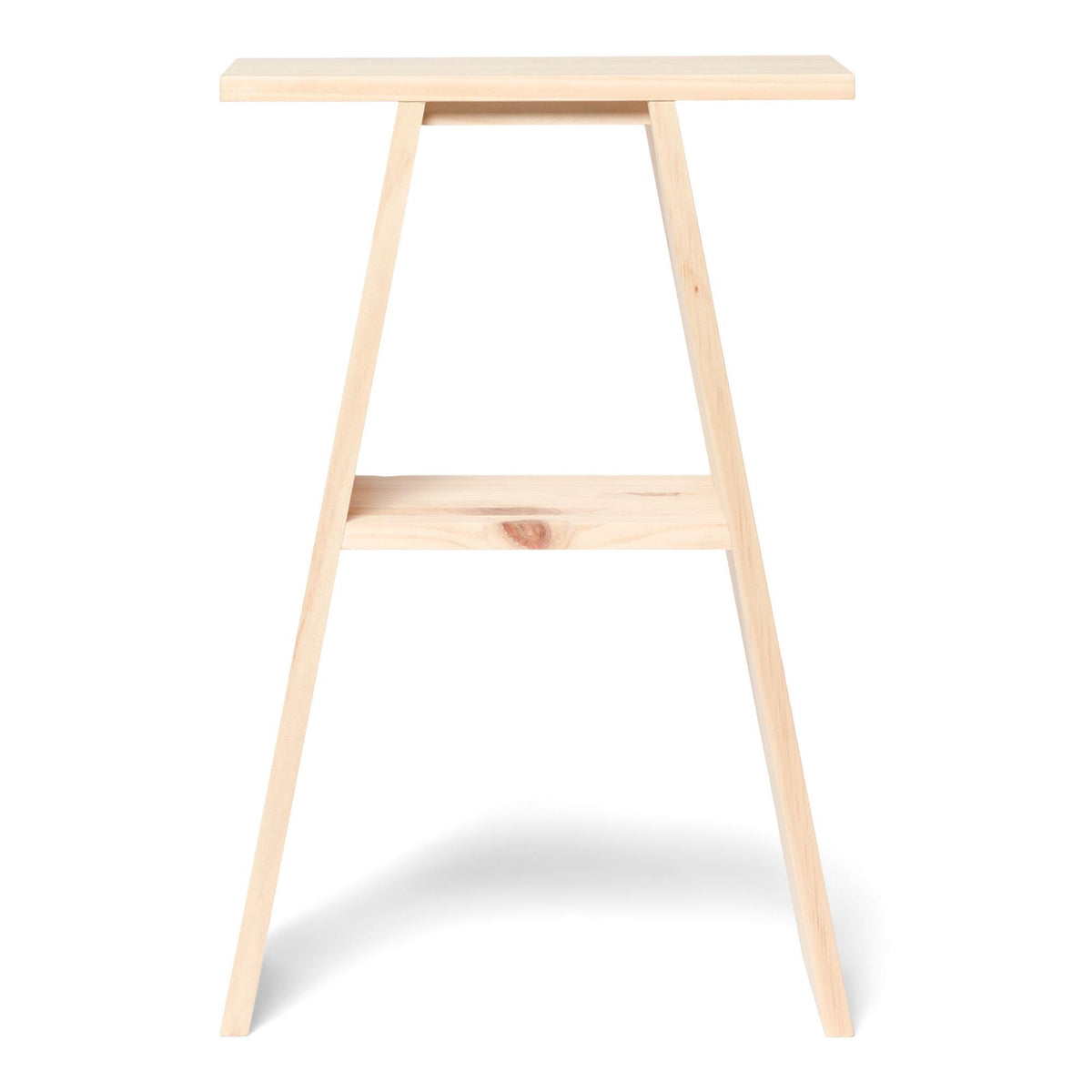 ENA Solid wood bedside table. "NATURAL" finish.