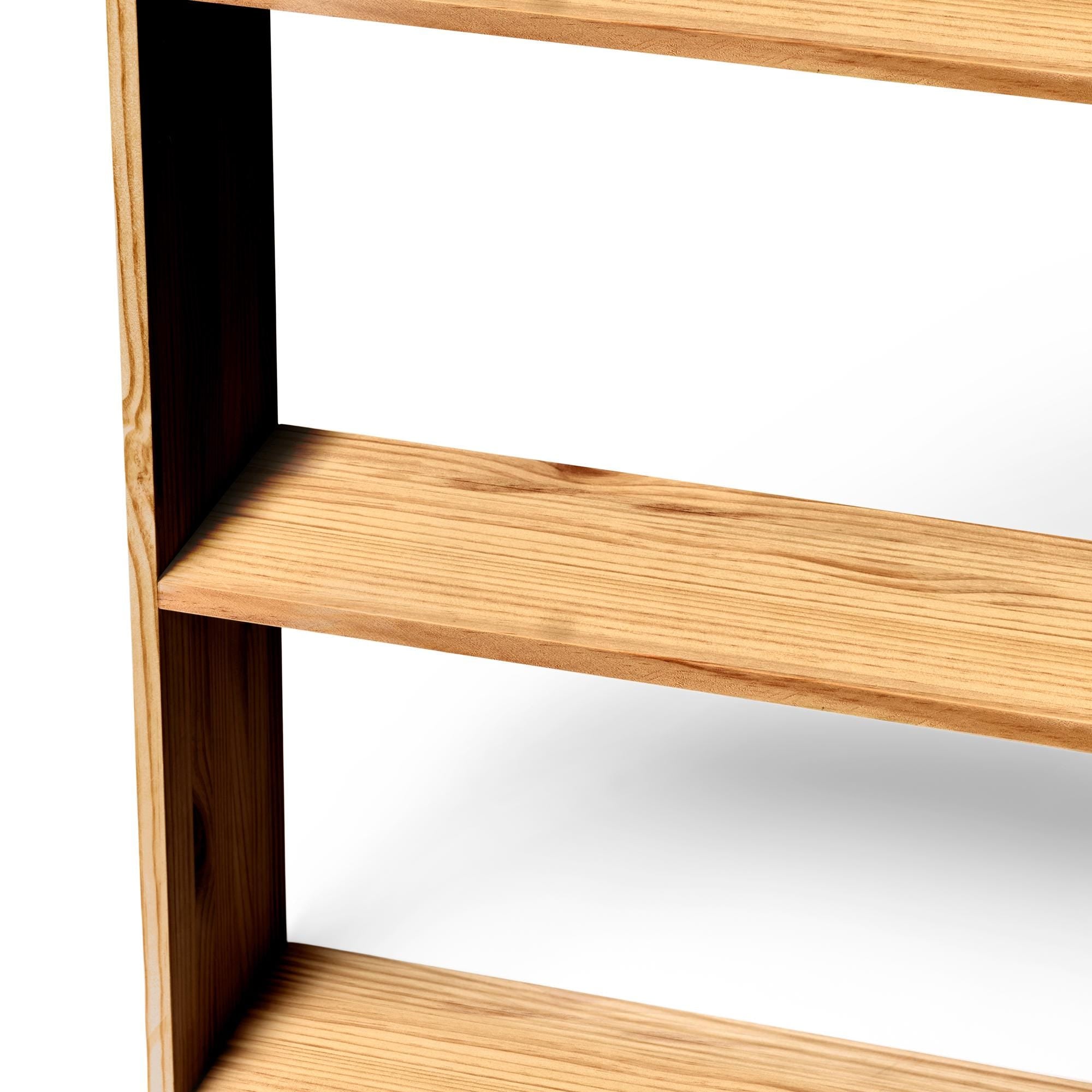 TSURUGI Estantería - Librería. Altura 145 cm. Acabado "O A K"