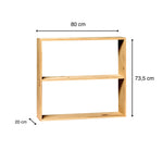 TSURUGI Estantería - Librería. Altura 73,5 cm. Acabado 