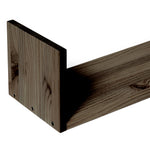 ISHIKARI Estante de madera maciza. Acabado 