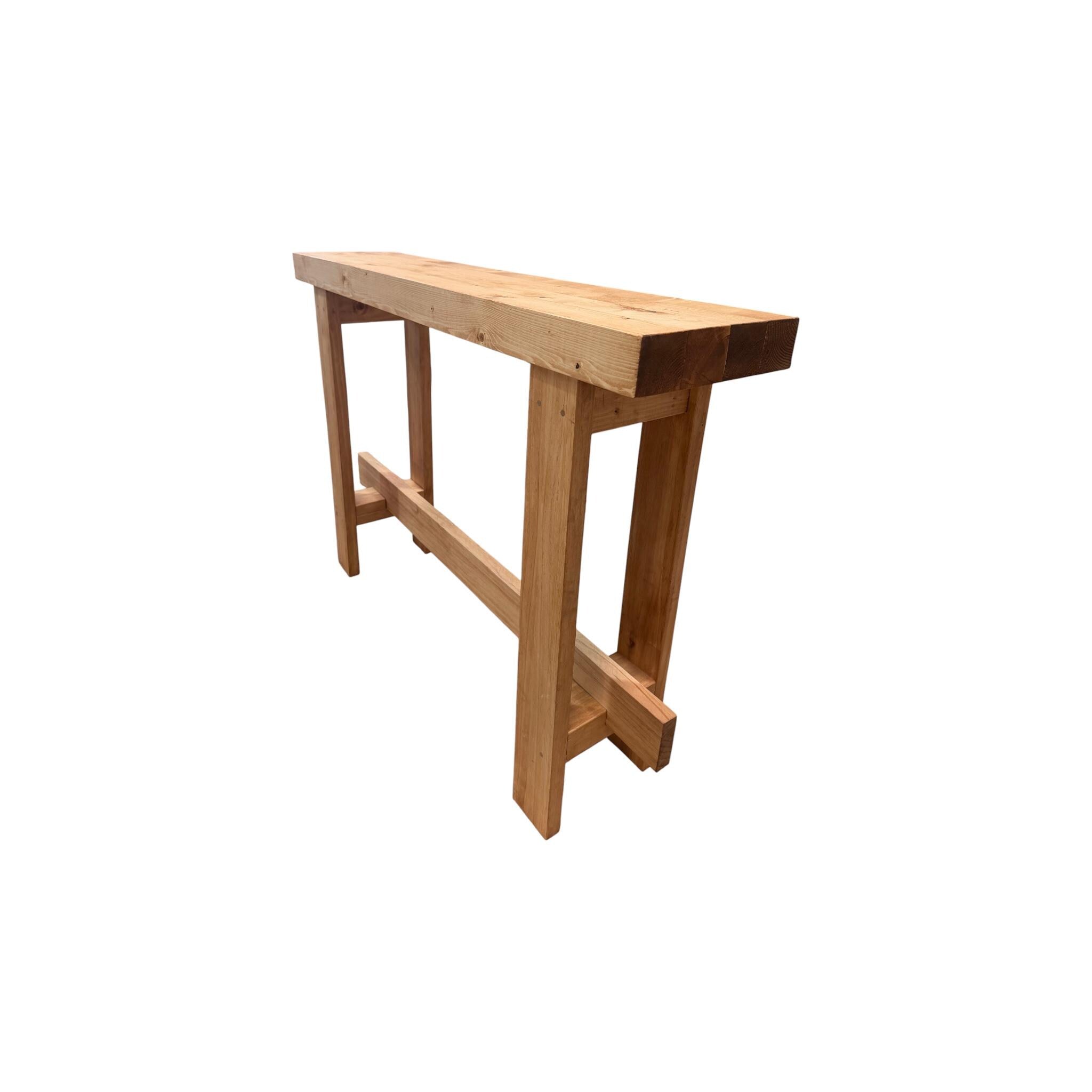 SHARI Consola - Recibidor de madera maciza. Acabado "D A R K".