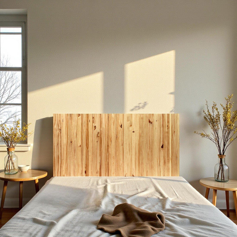 YARI Cabecero de cama de madera maciza. Acabado 