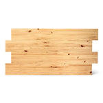 HIGASHI Cabecero de madera maciza. Acabado 