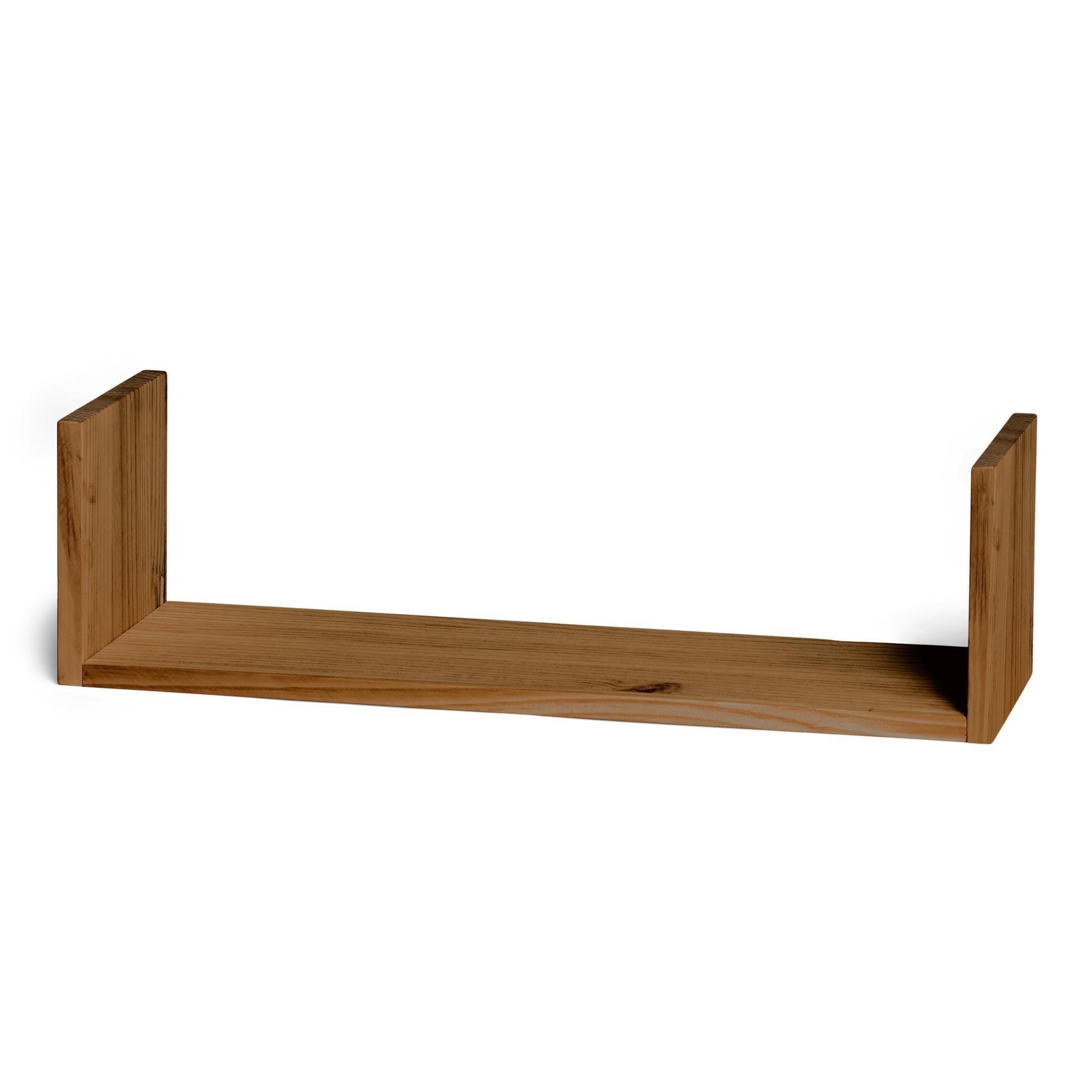 ISHIKARI Estante de madera maciza. Acabado "D A R K".