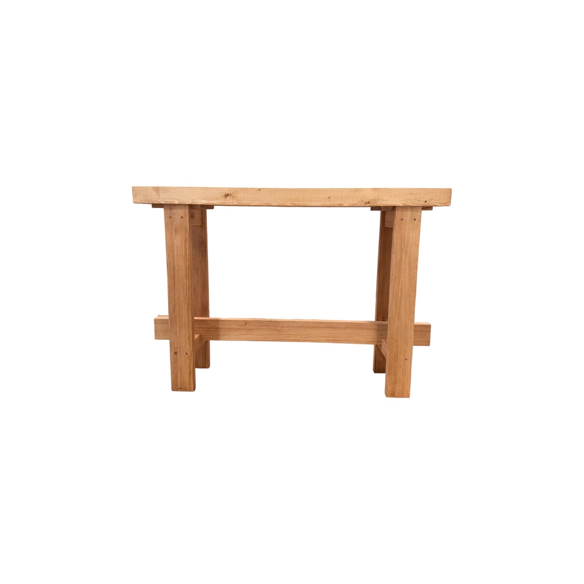 SHARI Consola - Recibidor de madera maciza. Acabado "D A R K".