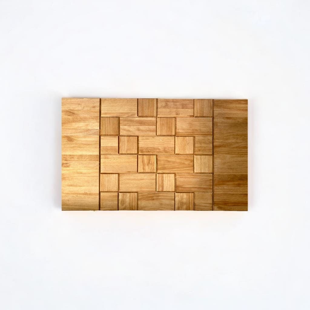 CUBIC Solid wood headboard.