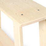 NASU Consola - Recibidor de madera maciza. Acabado 