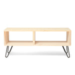 HIRA Mueble para TV de madera maciza. Acabado 