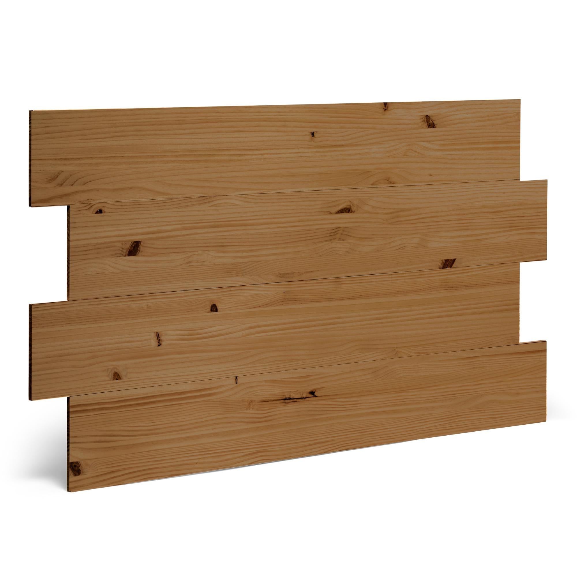 HIGASHI Cabecero de madera maciza. Acabado "D A R K".