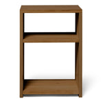 TEKARI Table de nuit en bois massif. Acabado 