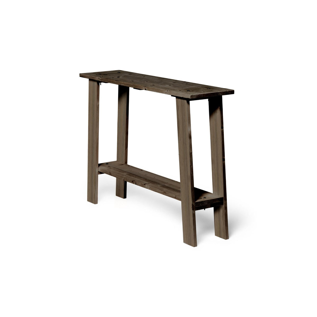 NASU Console - Hallway table in solid wood. "RAWGRAY" finish.