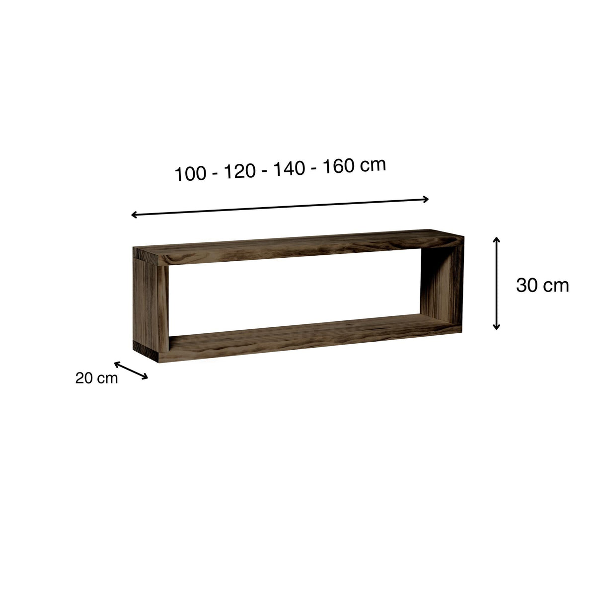 MIUNE Solid wood TV stand. "RAWGRAY" finish.