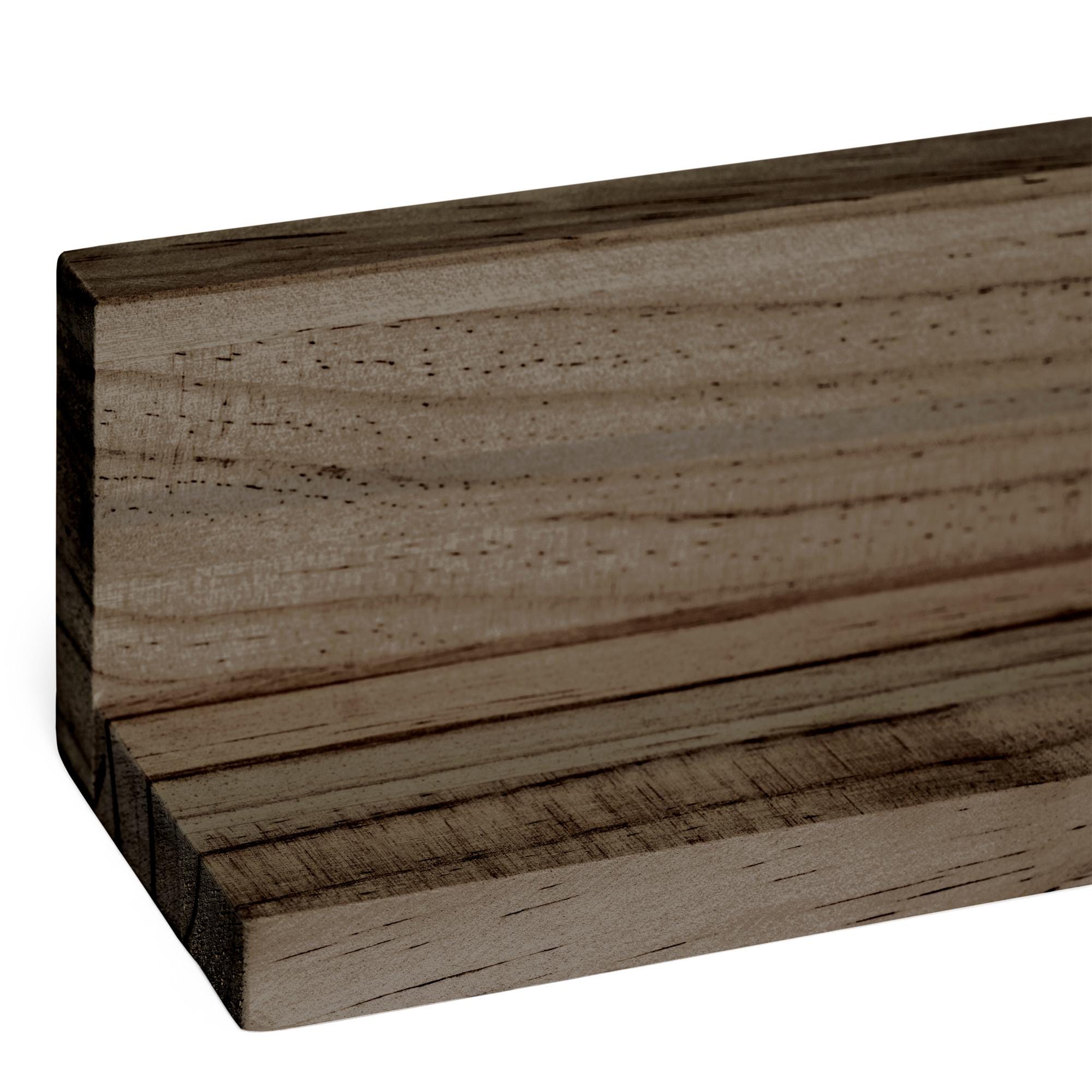 TATE Estante de madera maciza. Acabado "R A W  G R A Y".